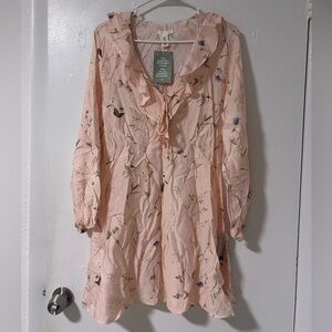 H&M Floral Long Sleeve Dress